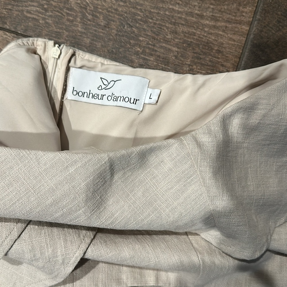 BONHEUR D’AMOUR One-Shoulder Ruffle Cutout Midi Dress - Picture 7 of 7